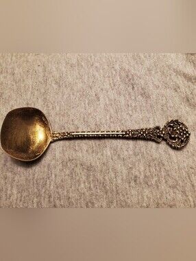 Vintage 1974 Soviet 916 Silver Spoon Scoop European Baroque  Russia 3TJ 30g